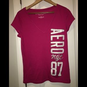 Pink Aeropostale Shirt size L